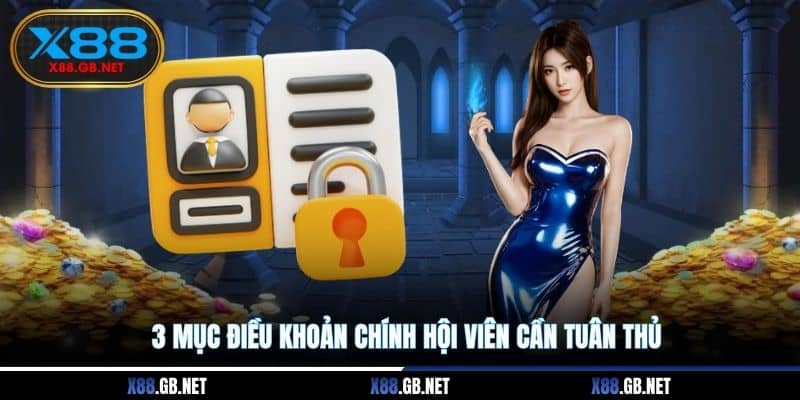 3 mục điều khoản chính hội viên cần tuân thủ