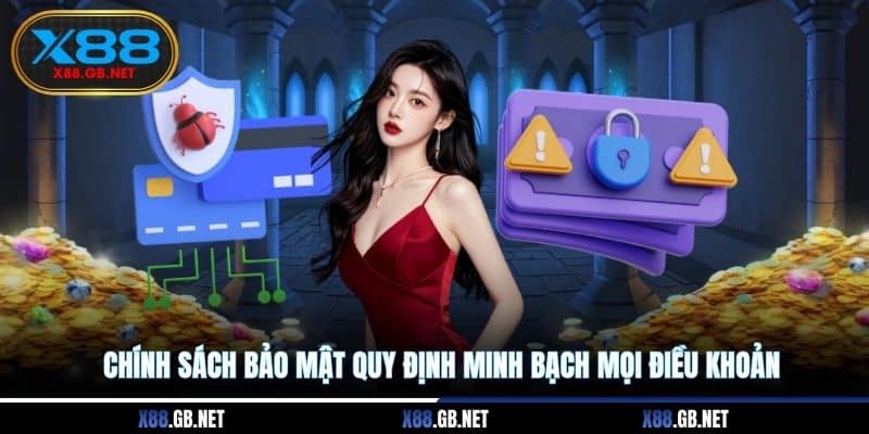 Chính sách bảo mật quy định minh bạch mọi điều khoản