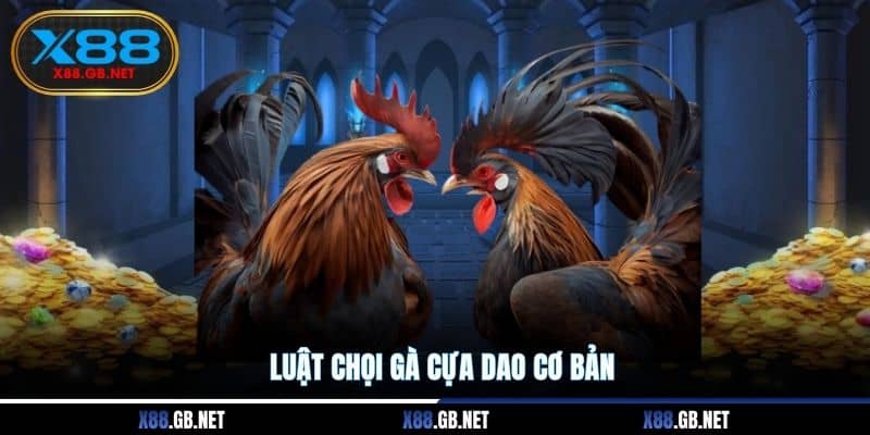 Luật chọi gà cựa dao cơ bản