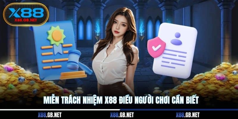 Miễn trách nhiệm X88 điều người chơi cần biết