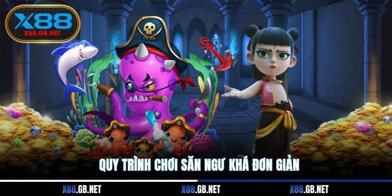 Quy trình chơi săn ngư khá đơn giản Quy trình chơi săn ngư khá đơn giản