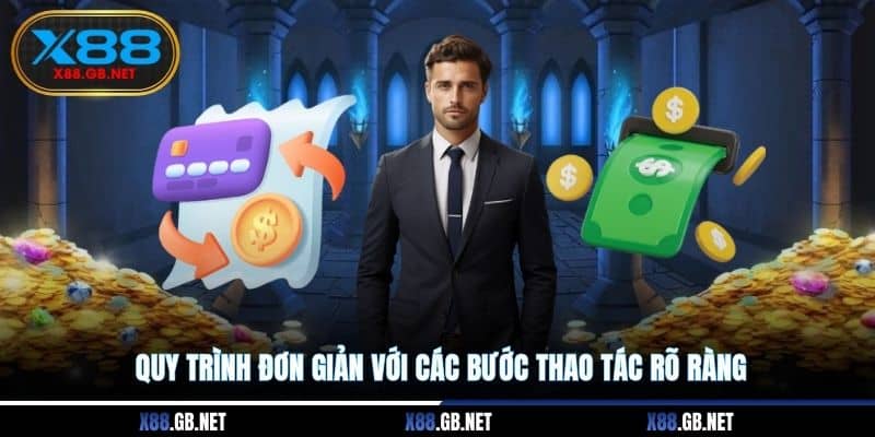 Quy trình đơn giản với các bước thao tác rõ ràng