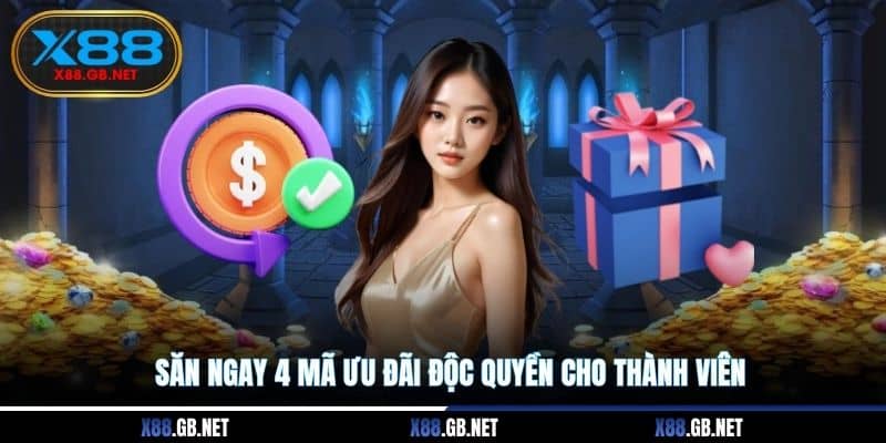 Săn ngay 4 mã ưu đãi độc quyền cho thành viên