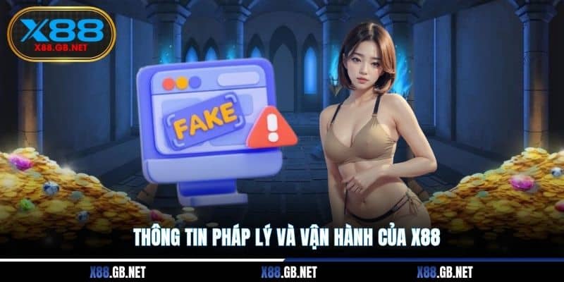 Thông tin pháp lý và vận hành của X88 Thông tin pháp lý và vận hành của X88